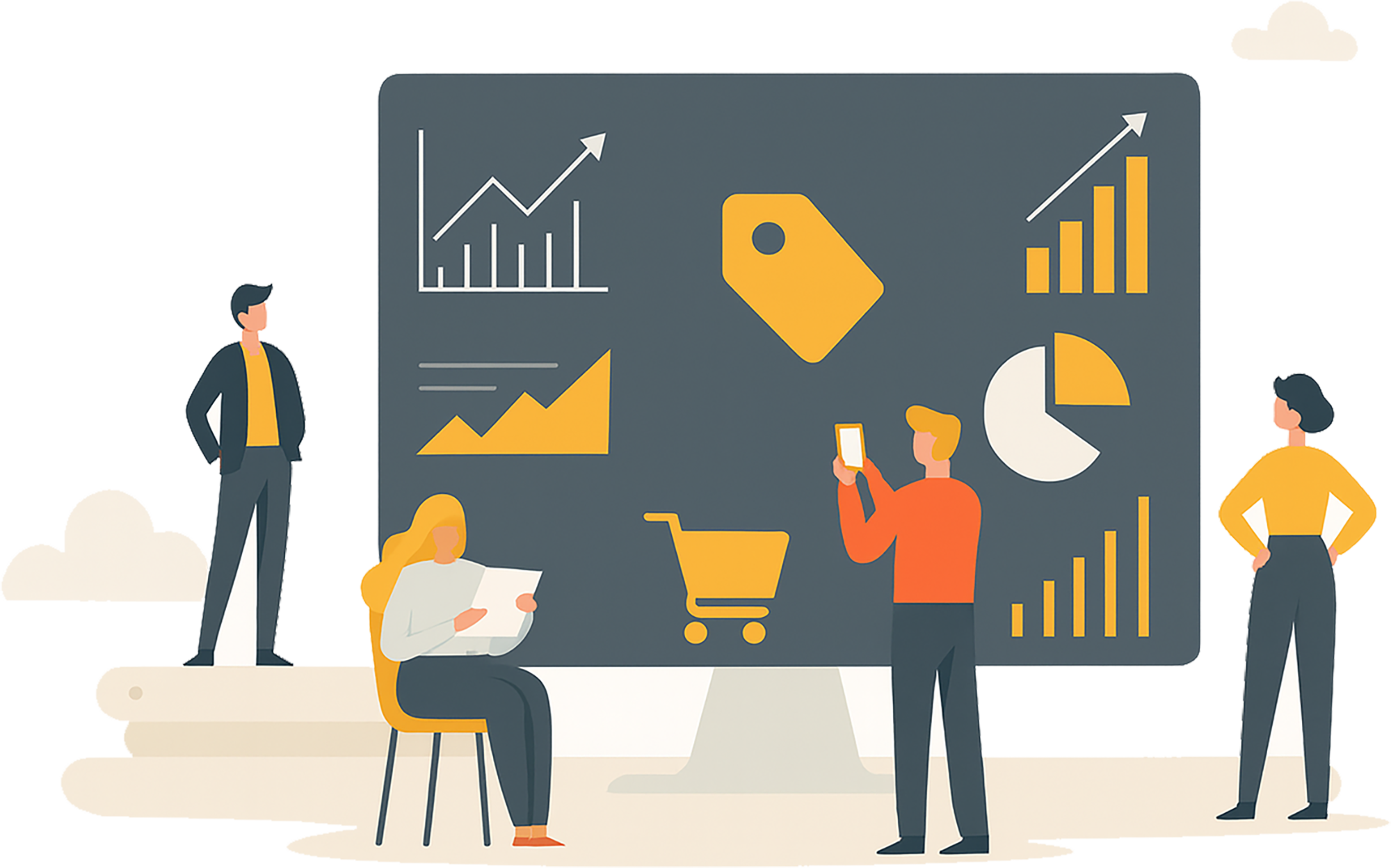 Cloud Bazaar Platform Illustration